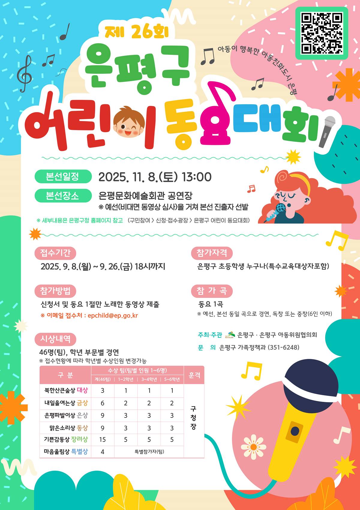 '제26회 은평구 어린이 동요대회' 개최