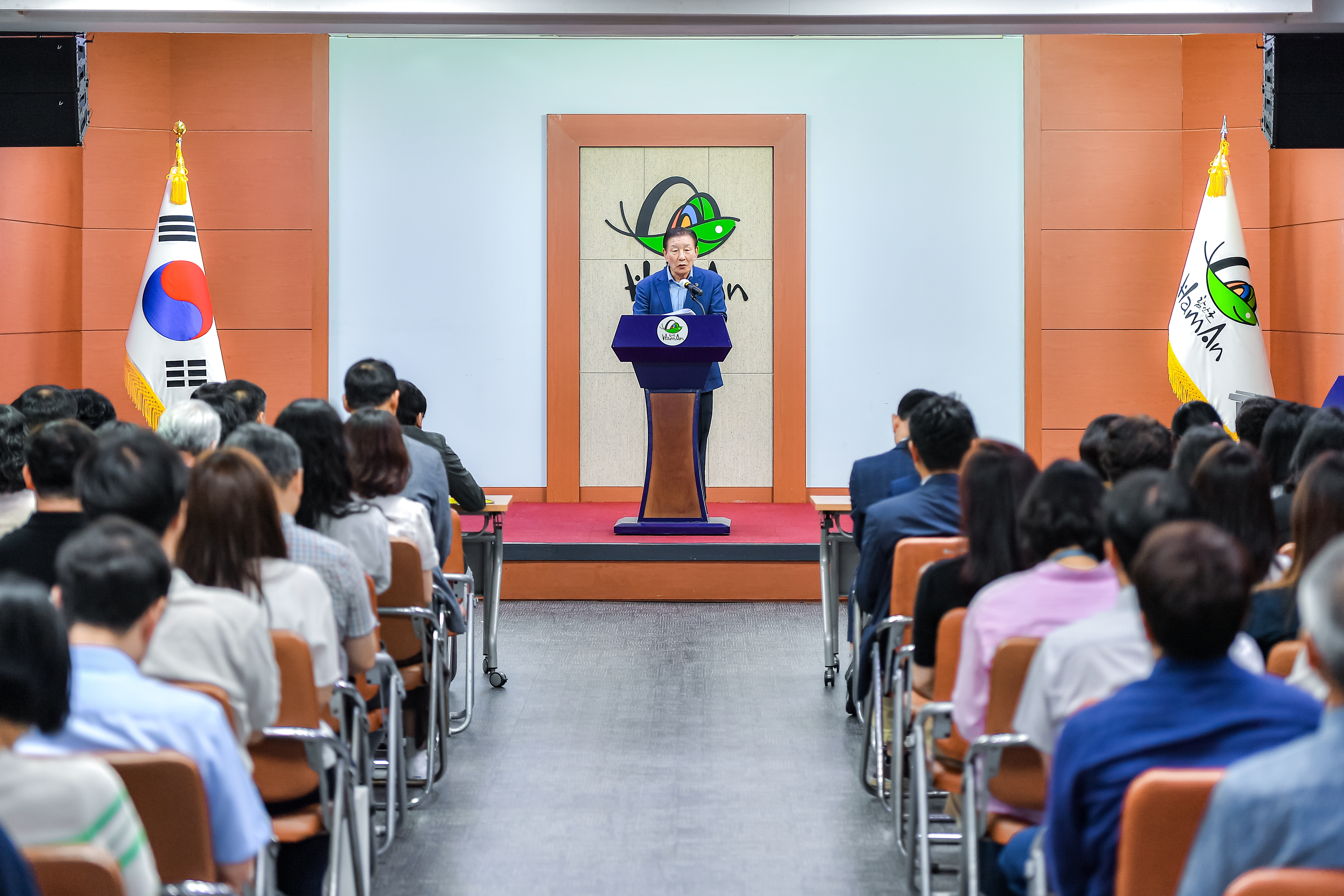 조근제 함안군수, 9월 정례조회 주재