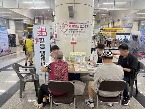 숭의보건지소, 관계기관 합동 ‘자기 혈관 숫자 알기’ 레드서클 캠페인 운영