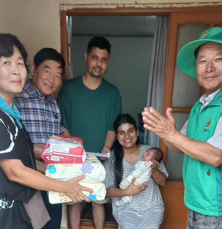 상동면 용전마을, 12년 만에 울려 퍼진 아기 울음소리