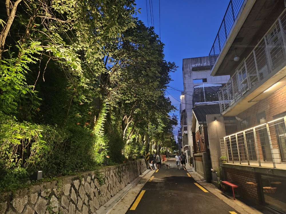 마포구 연남동, 야간 경관조명으로 밝고 안전한 거리로 변신