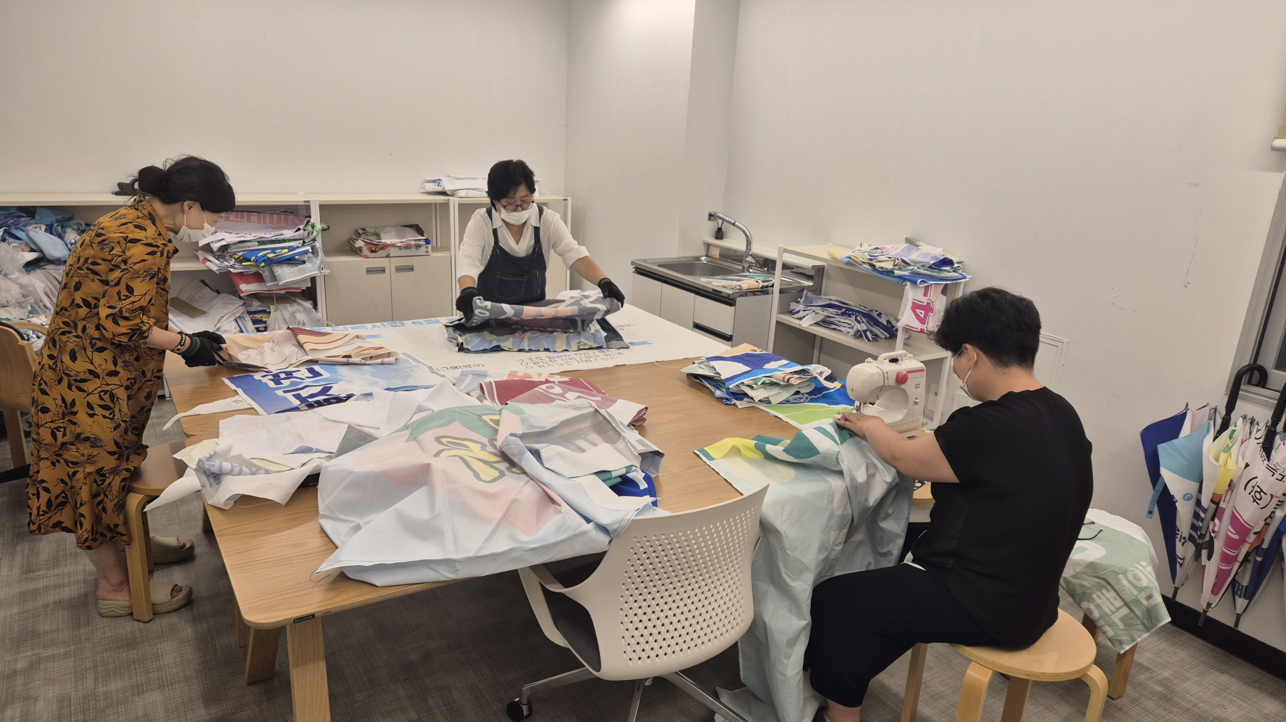 진도군 옥주골 창작소, ‘전라남도 폐현수막 재활용 전략사업’에 동참
