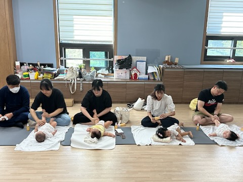 괴산군보건소, 영아 대상 베이비마사지 교실 운영