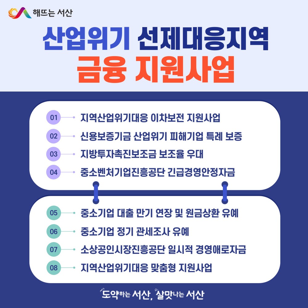 서산시, 산업위기 선제대응지역 ‘금융 지원 본격 추진’