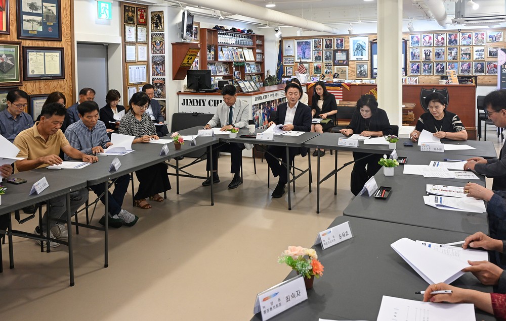 의정부시, 흥선권역 티타임 개최…주민들과 과거‧현재‧미래 함께 나눠