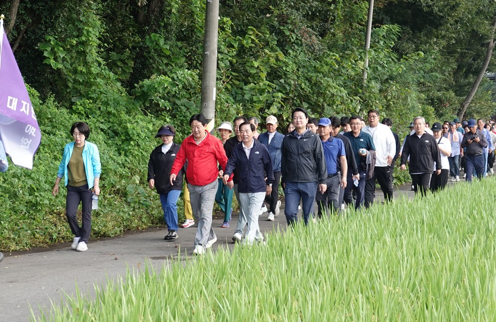 창녕군 대지면, 건강걷기대회·행복충전 대잔치 성료