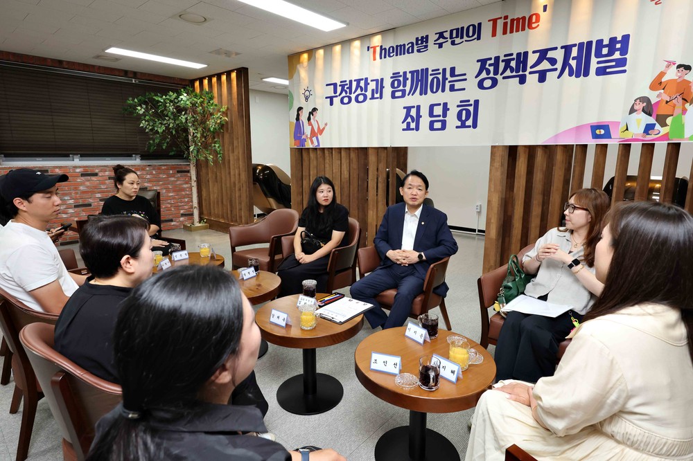 김찬진 동구청장, 주민들과 ‘Thema별 주민의 Time’ 첫 좌담회 개최