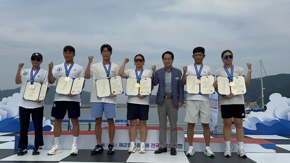 여수시청 요트팀, 제23회 해군참모총장배 전국요트대회 470급 우승