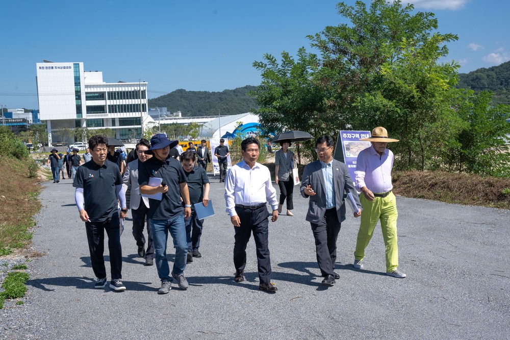 2025 제천국제한방천연물산업엑스포조직위, 엑스포 개막 일주일 전 막바지 현장 투어 및 사전 점검실시