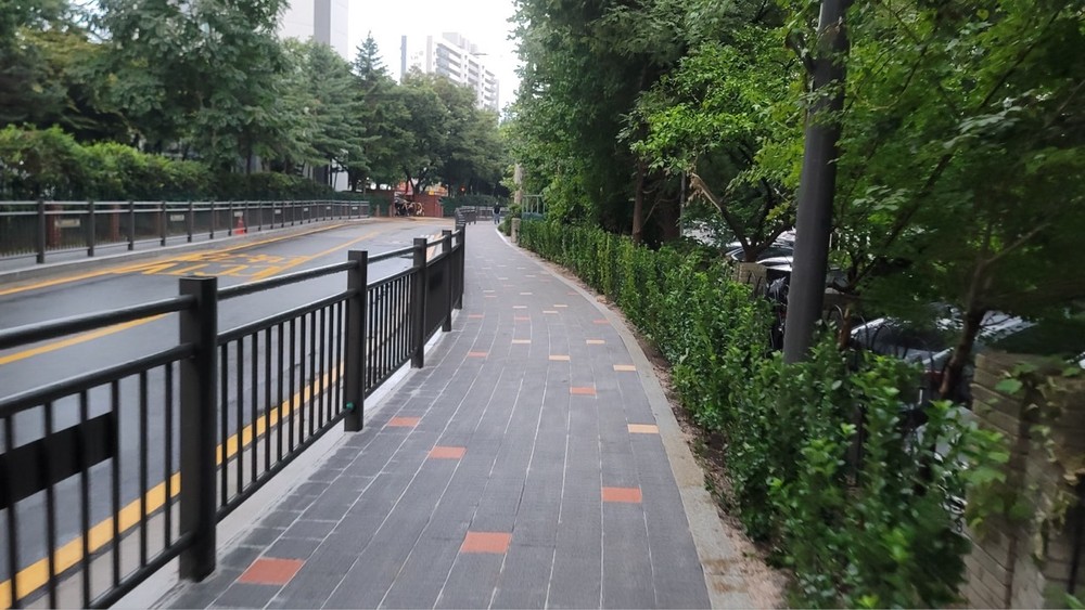 도봉구, 해등로12길 보행로 확장공사 완료