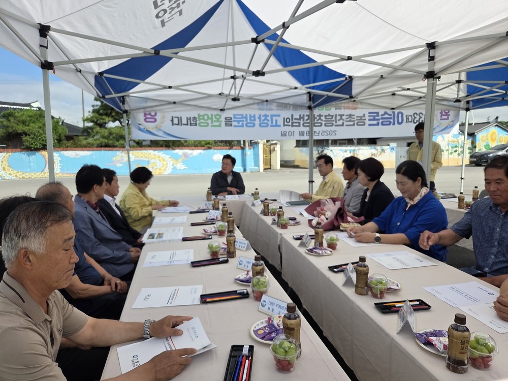 이승돈 농촌진흥청장, 고창군 벼멸구 예찰·방제 추진상황 점검