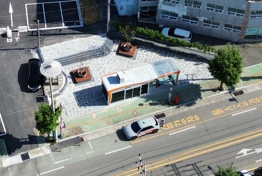 고성군, 성내공영주차장 스마트쉼터 조성