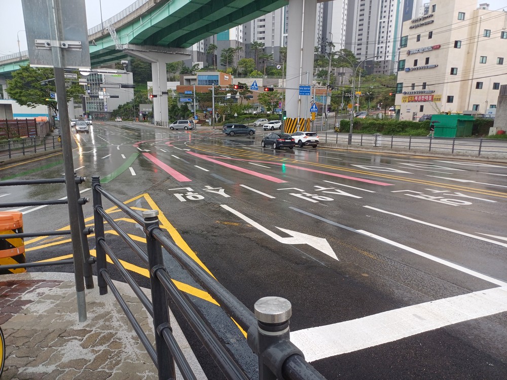 용인특례시, 상습 정체구간 교통체계 개선공사 완료