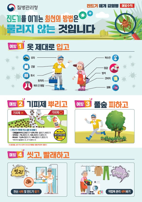 임실군, 진드기 매개 감염병 예방 수칙 준수 당부