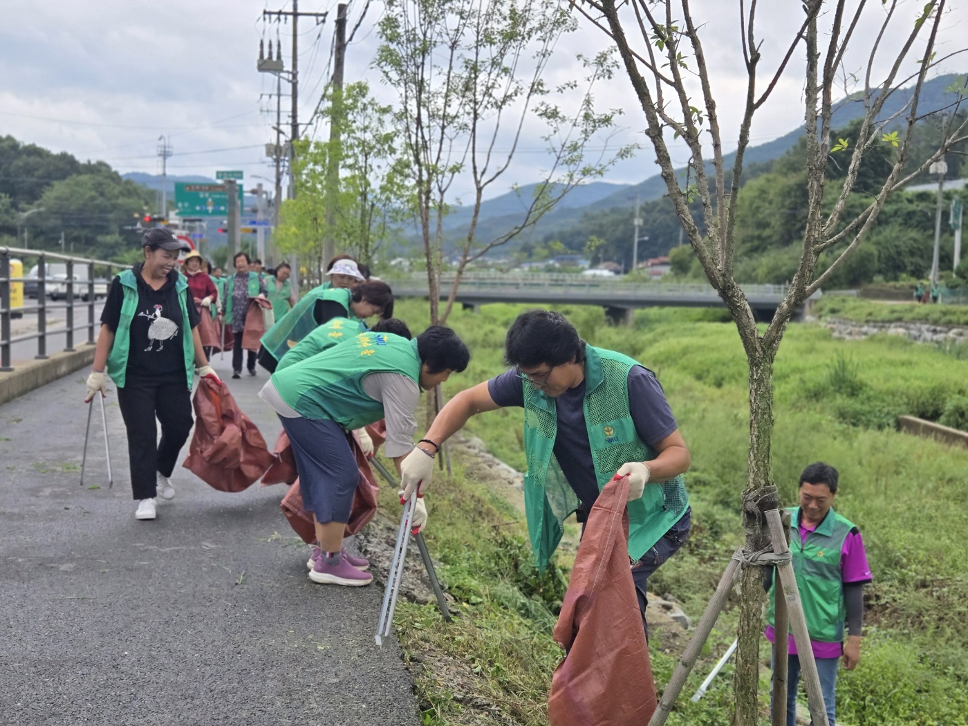 괴산군 감물면·괴산읍, 추석맞이 환경정화 활동 실시