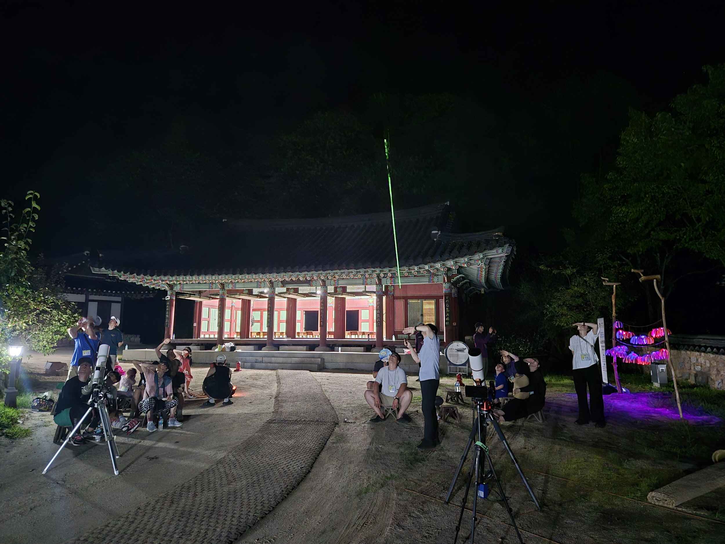 영주 선비촌 ‘느슨한 저녁’ 성료, 빛과 불, 별 아래 힐링 선사