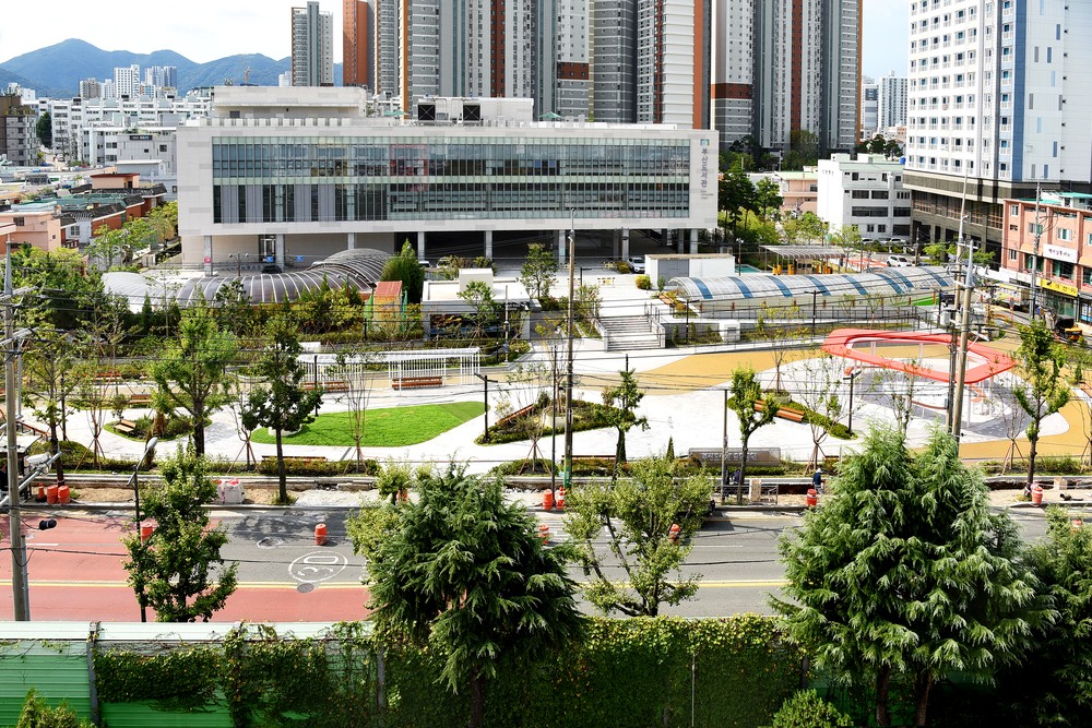 부산 사상구, 부산도서관 옆 문화공원· 덕포역세권 주차장 개장