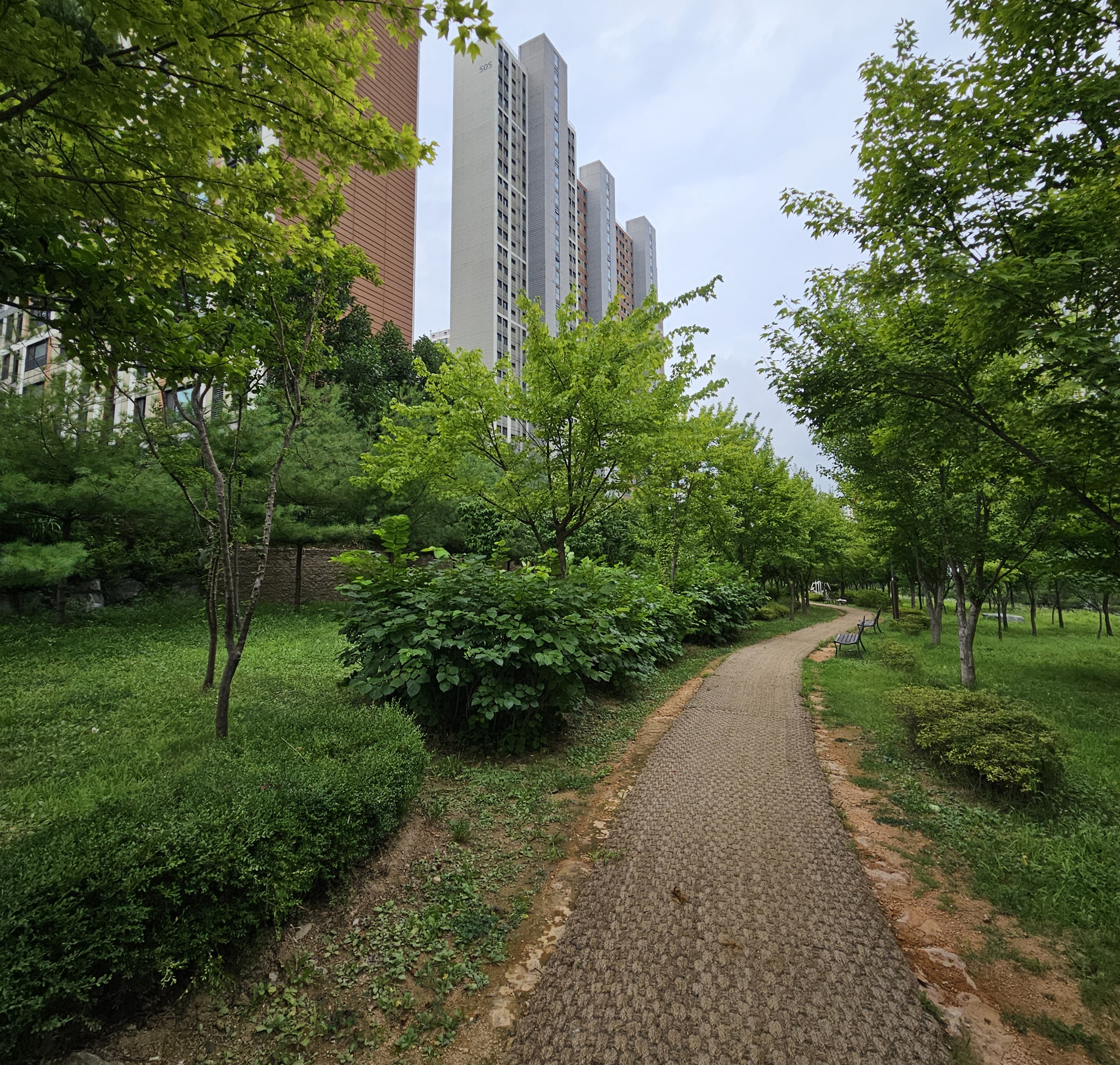 미추홀구, 도화 녹지에 ‘맨발 산책로’ 조성…11월 완공 예정