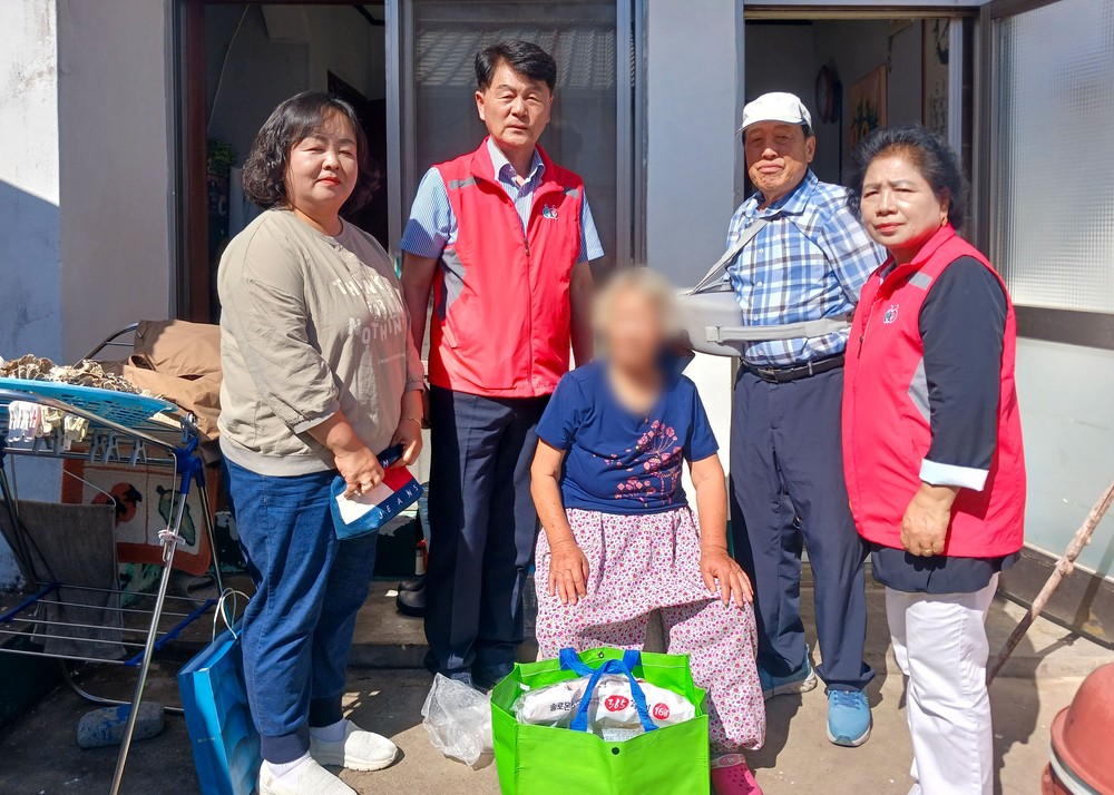 창녕읍, 추석맞이 취약계층 위문 활동 전개