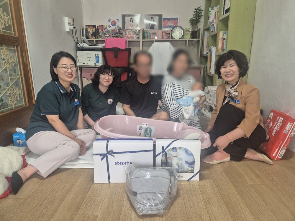 장흥군 드림스타트, 사랑을 담은 출산용품 지원