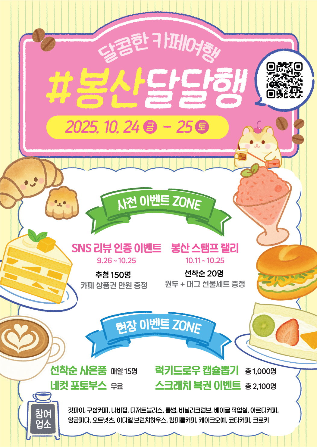 대구 중구, 봉산문화길 카페축제 ‘#봉산달달행’ 본격 추진