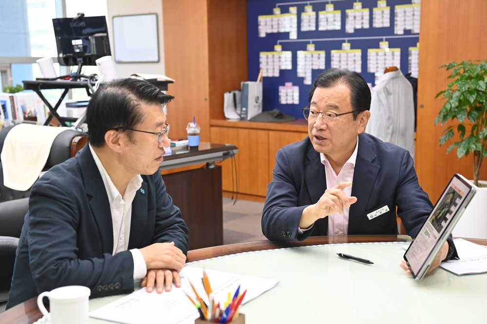 이현재 하남시장, 경기도 행정2부지사 만나 위신선 하남연장 및 9·3호선 연장 현안 건의