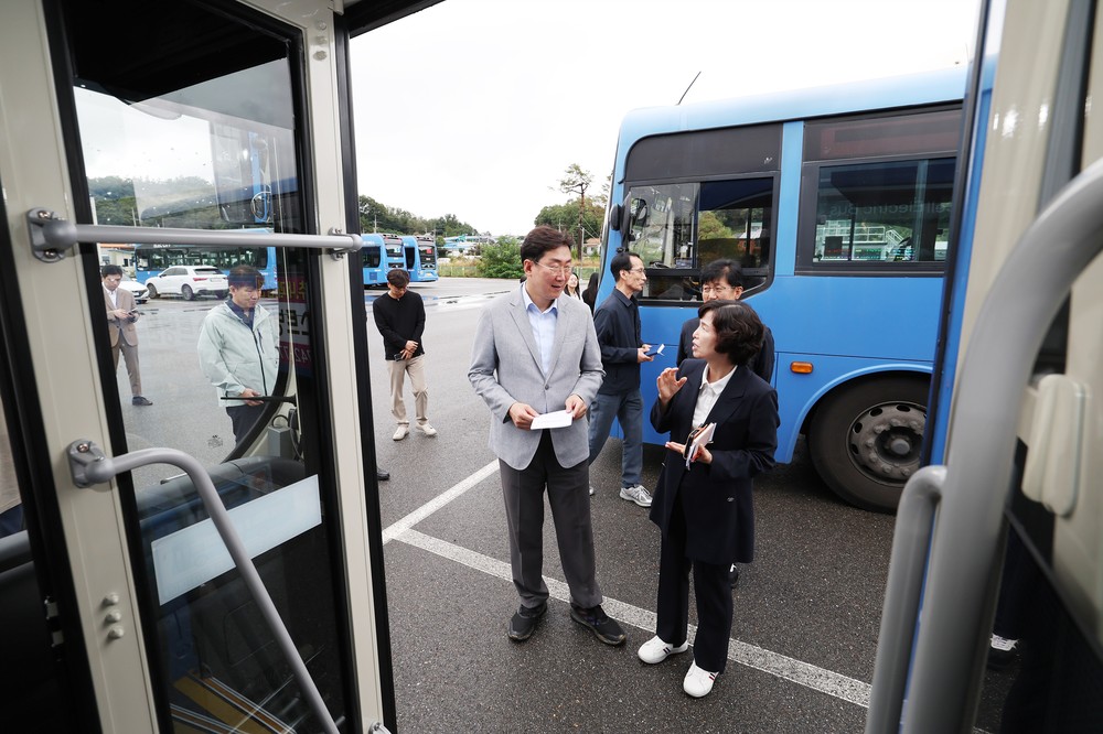 원주시, ‘어르신 버스 무료이용’ 시연 및 최종 점검