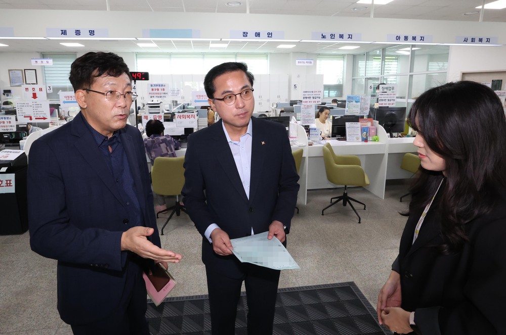 박희조 동구청장, 국가전산망 화재 관련 긴급 현장 점검