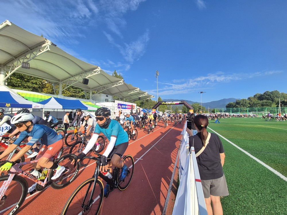 진안고원에서 펼쳐진 전국 자전거 축제