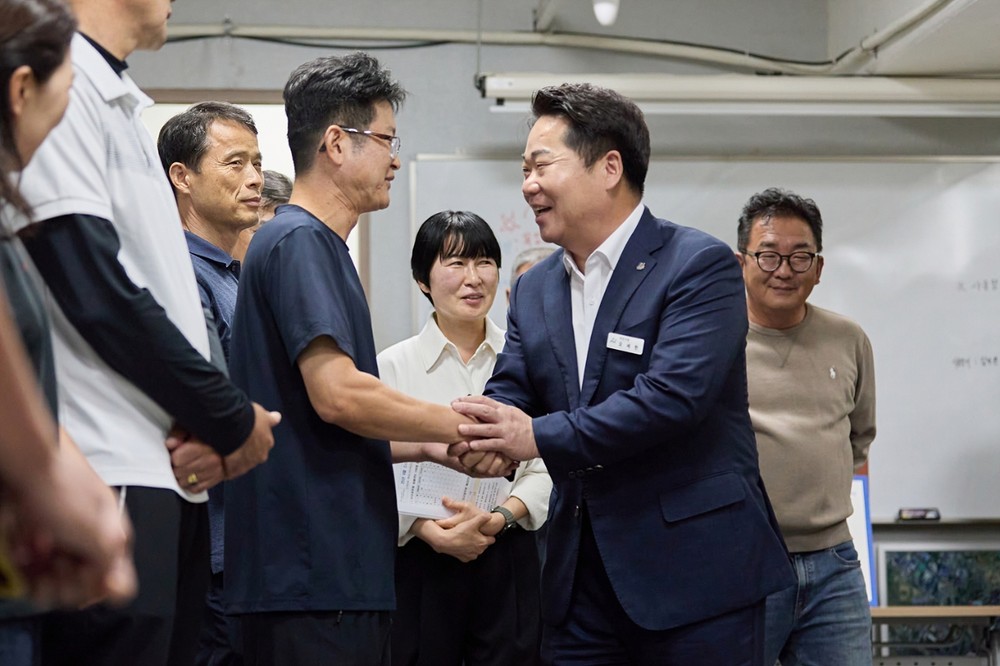 오세현 아산시장, 추석 명절 앞두고 현장 근무자 격려