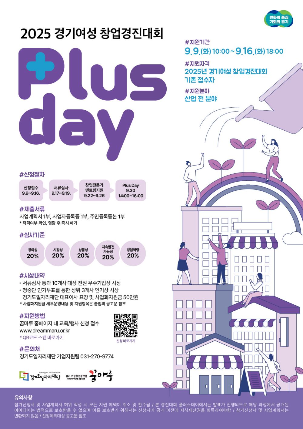 경기도, 여성창업경진대회 Plus Day 개최