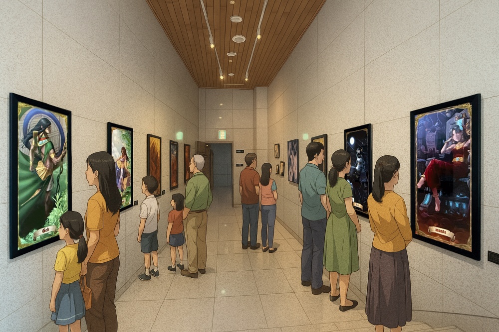 경상남도산림박물관, 지역 협력전시 ‘디지털 일러스트’ 展 개최