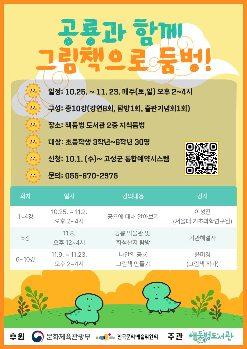 고성군 책둠벙도서관, ‘2025년 길 위의 인문학’공모로 사업시행
