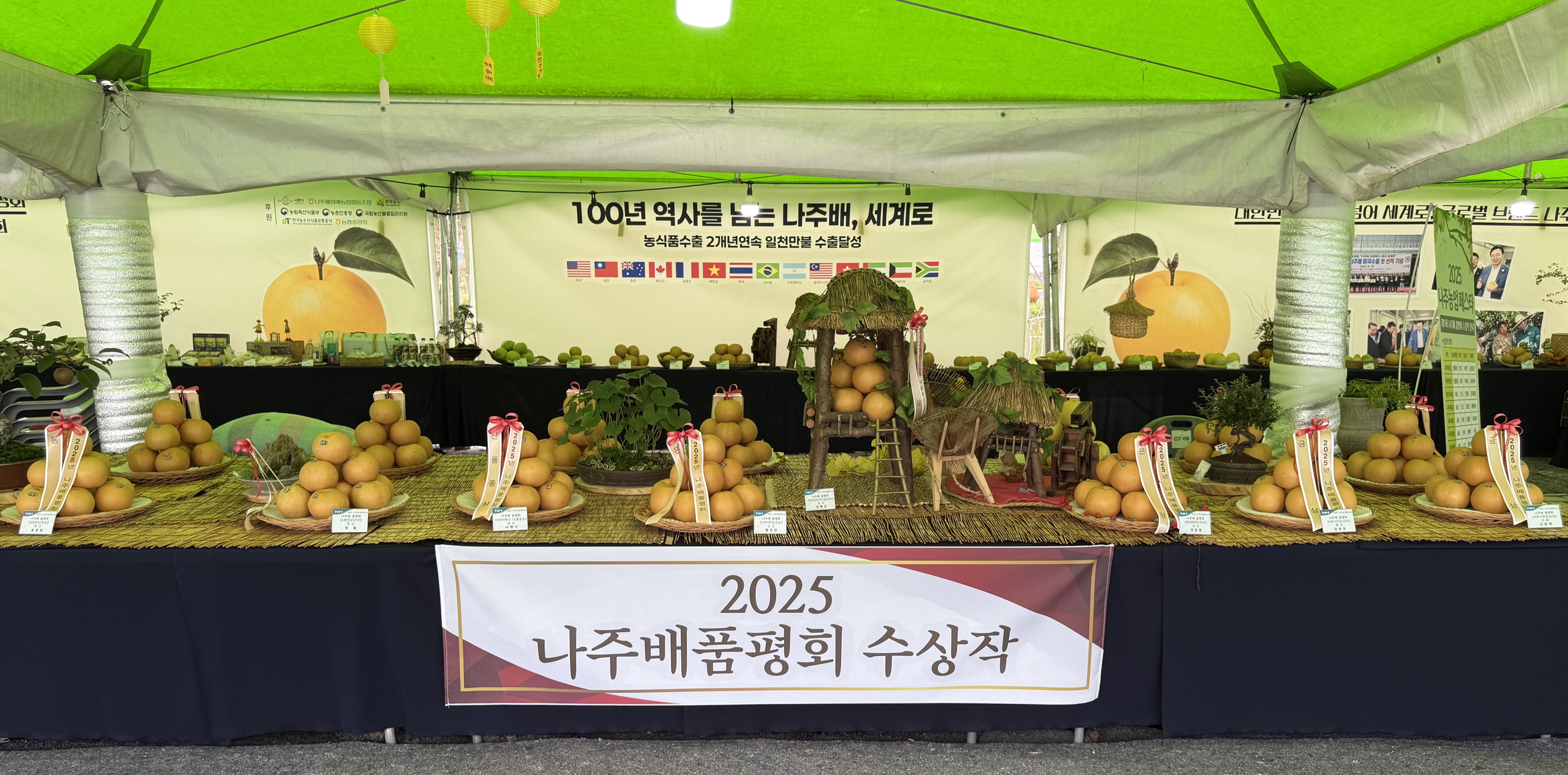 ‘2025 나주농업페스타’, 나주배 품평회 수상작 공개