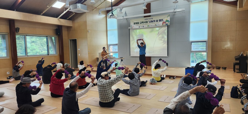 화순군, ‘재가암환자 및 가족 숲 치유 체험활동’ 운영