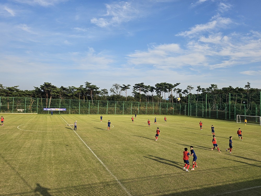 보령 스포츠파크, 남자 U17 카타르 월드컵 축구대표팀 전지훈련 등 축구메카로 자리매김
