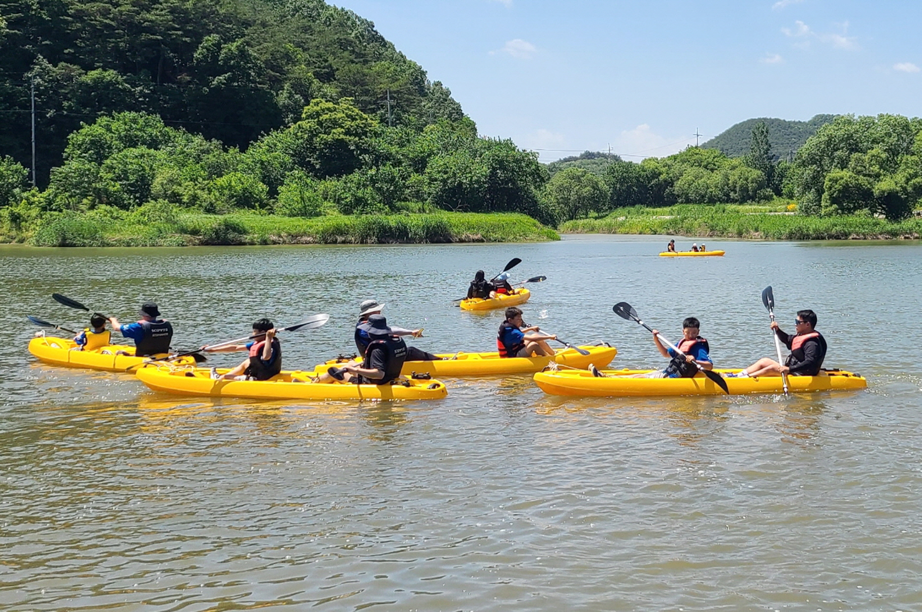 순창 섬진강 카누, 카약 무료체험 하러 오세요