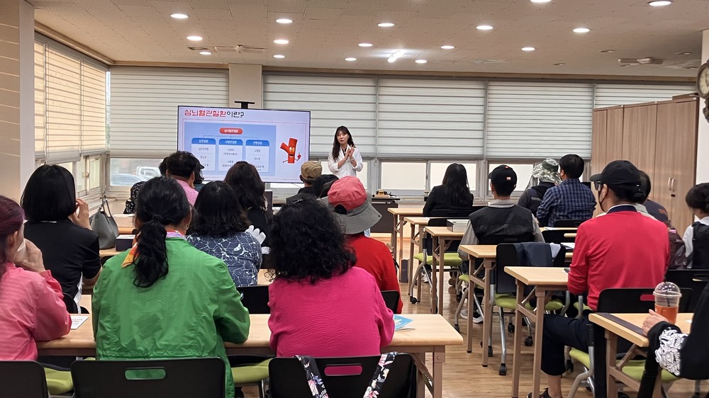 고성군보건소, 자활 참여자 대상 심뇌혈관질환 예방관리교육 실시