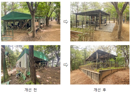 양천구, 지양산 내 40년 된 불법시설 걷어내고 ‘야외 운동공간’으로 새단장