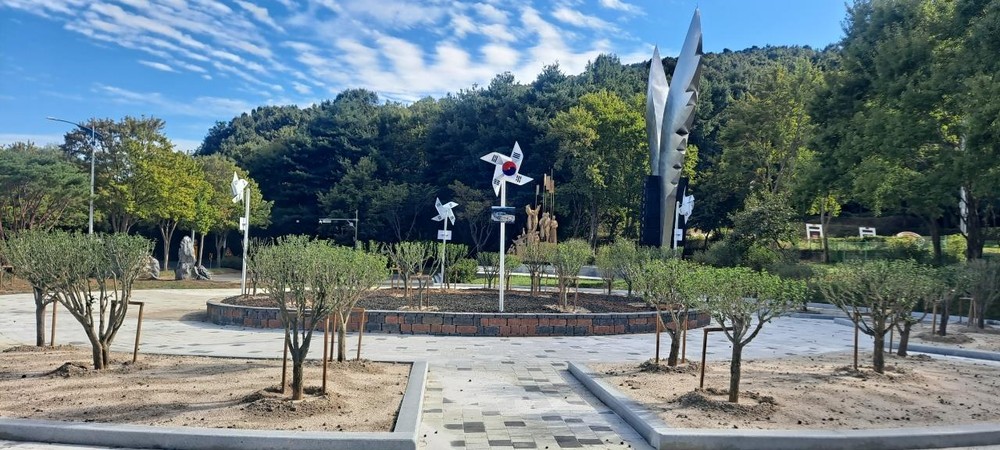 계룡시, 나라사랑 고취 위한 ‘무궁화동산’ 정비 완료