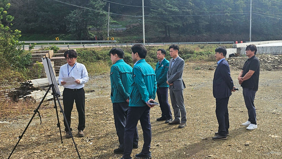 창녕군, 심상철 부군수 주재 대지면·이방면 주요사업장 현장점검