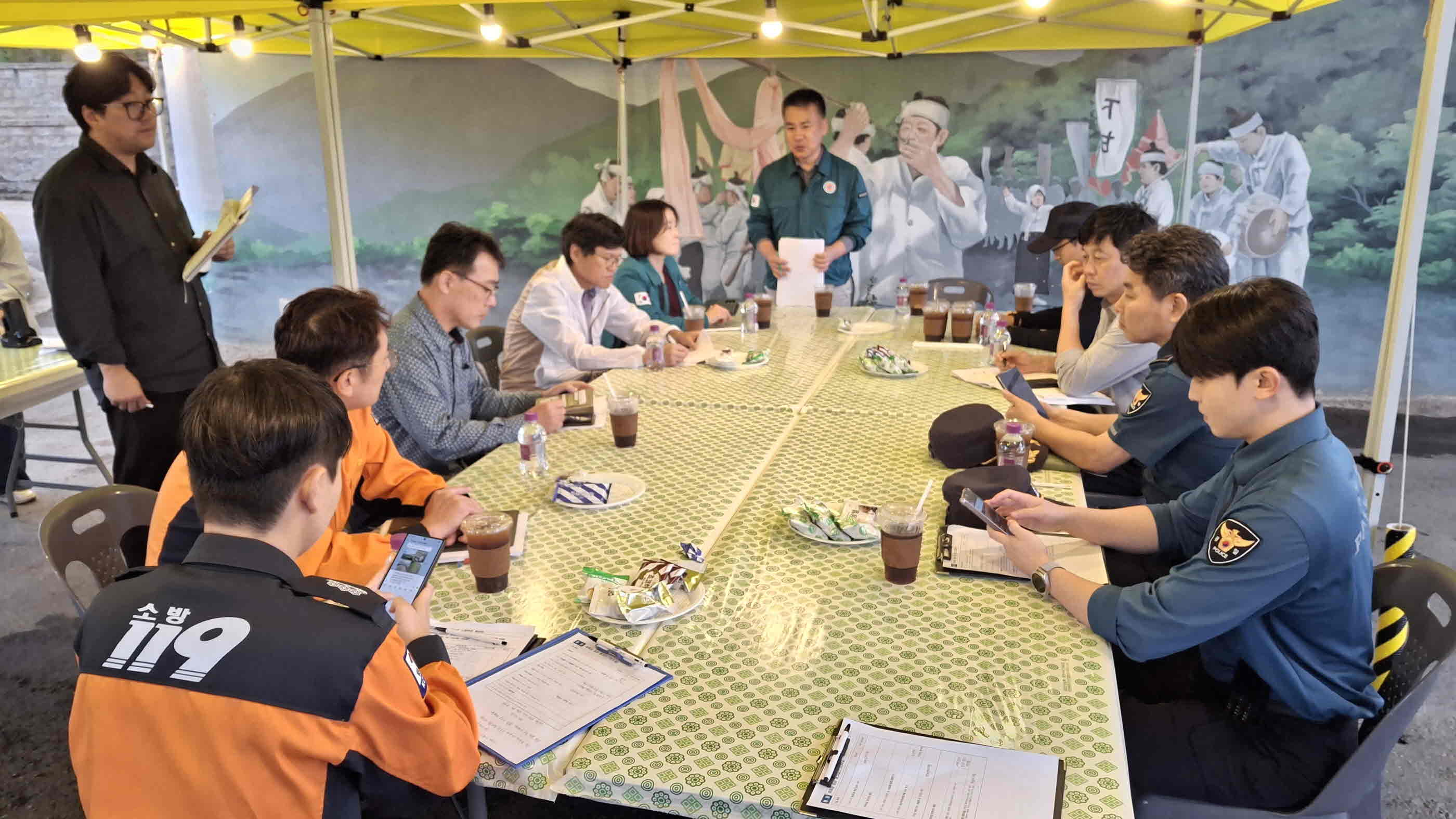 밀양시, ‘2025년 밀양강, 시민과 유산을 잇다’ 축제장 합동 안전점검 실시