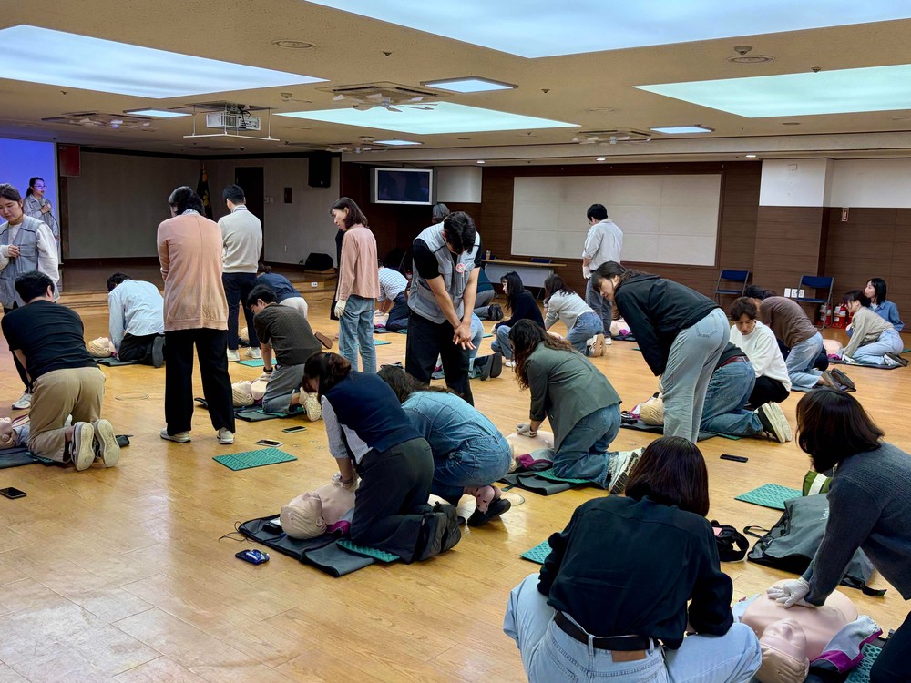 대구 중구, 직원 및 협의단체 회원 대상 심폐소생술 교육 실시