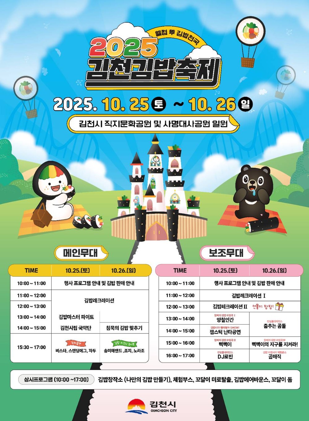 2025 김천김밥축제 지난해와 뭐가 달라졌나?