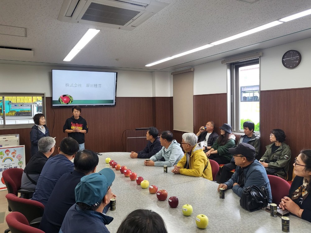 장수군, 사과 본고장 일본 아오모리현 기술교류 추진