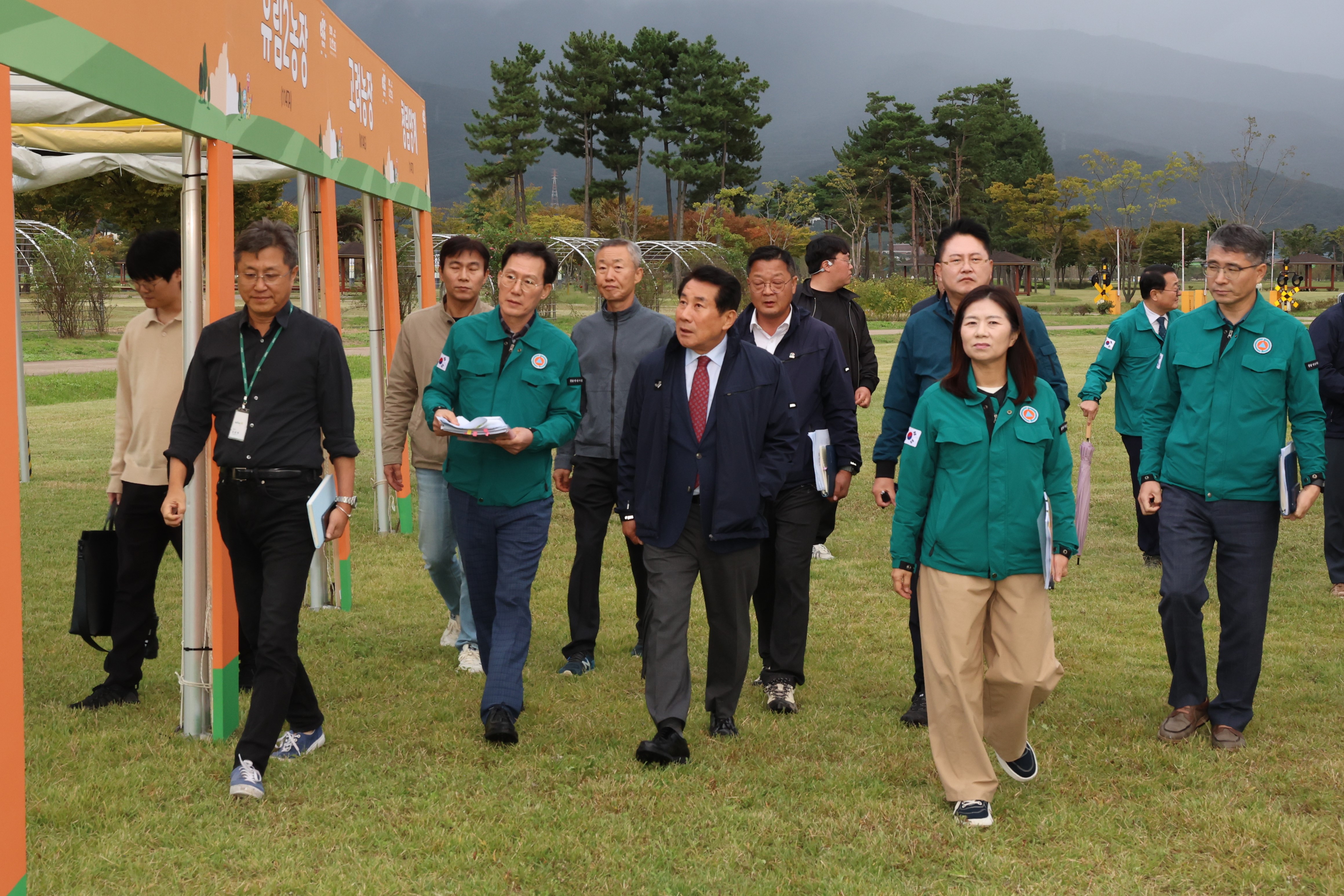 양산시장, 황산공원 가을축제 현장점검 실시