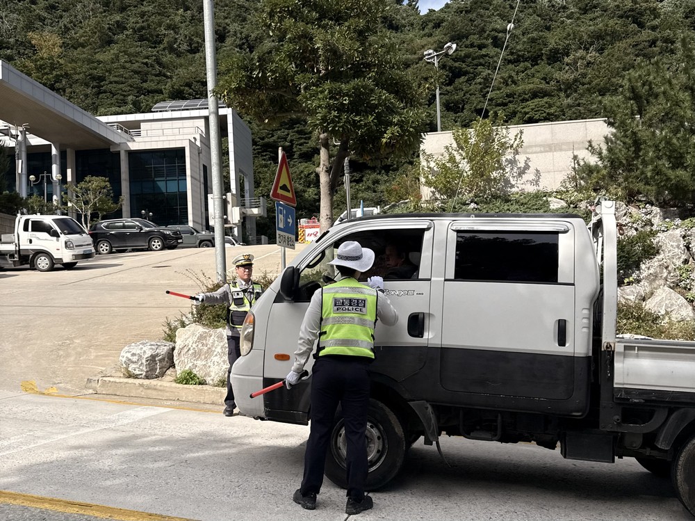 울릉군, 운행차 소음·불법개조 합동점검 실시