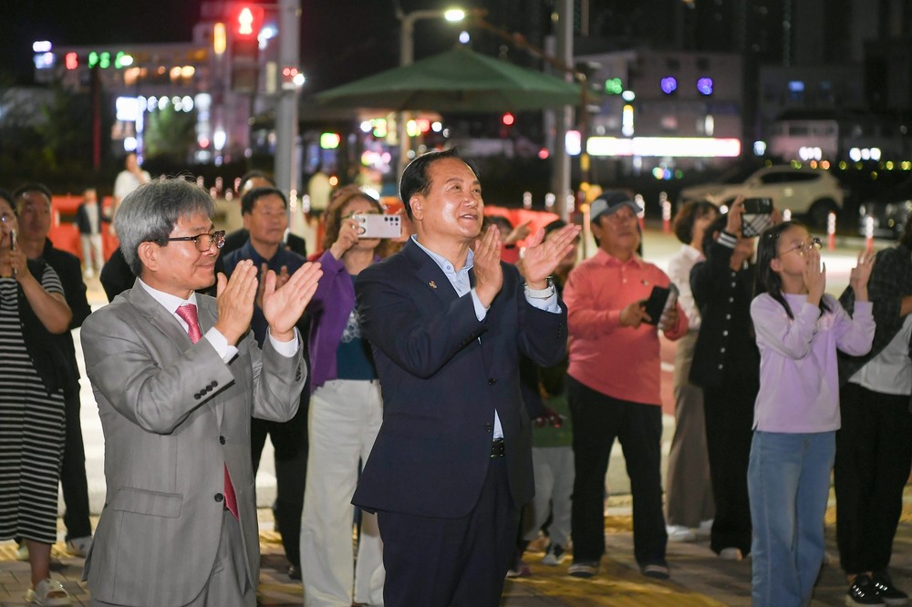 오산시, 아파트 야간경관조명 설치지원 사업 점등식 개최