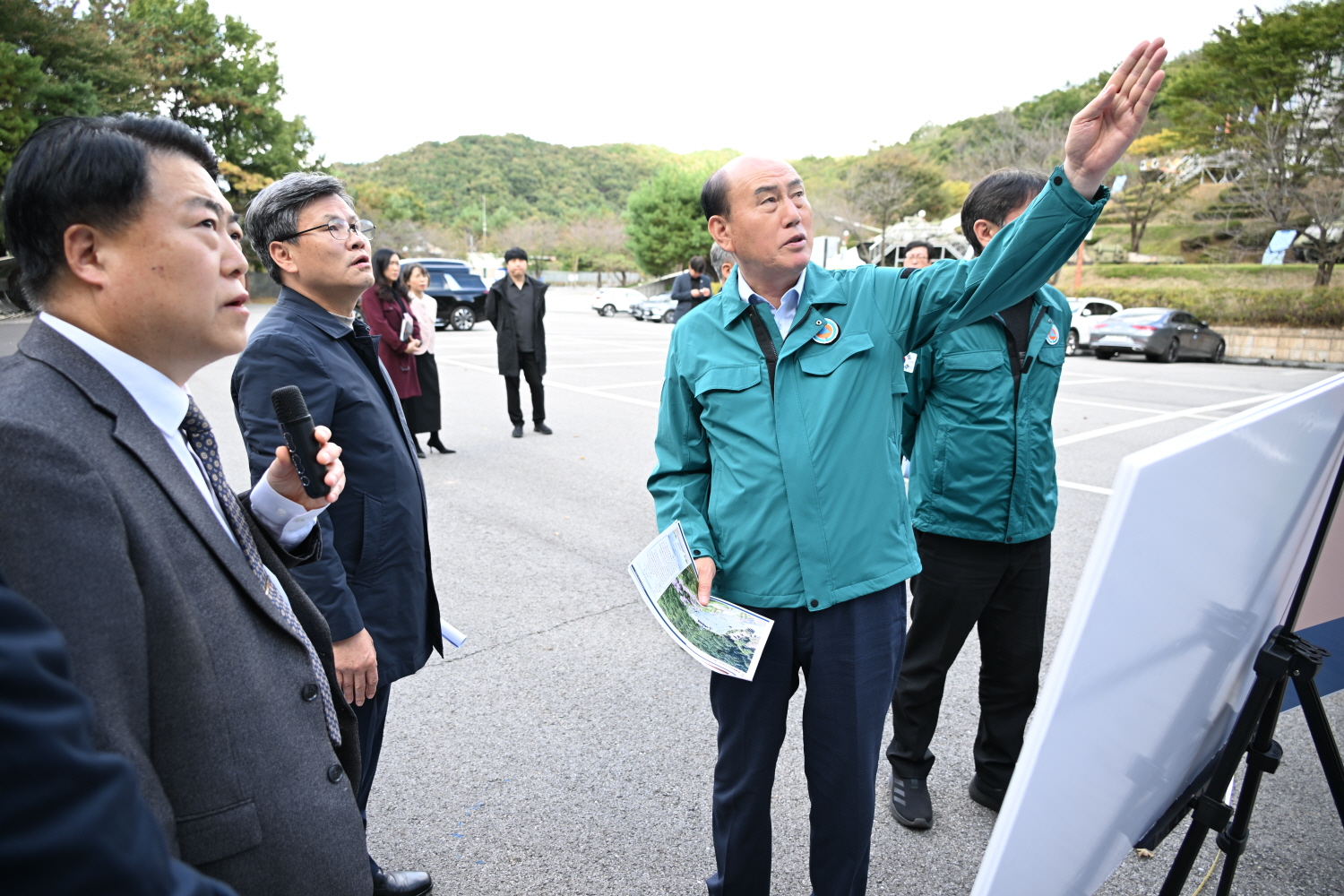 박형덕 동두천시장, 공원녹지분야 주요 건설사업 현장 점검