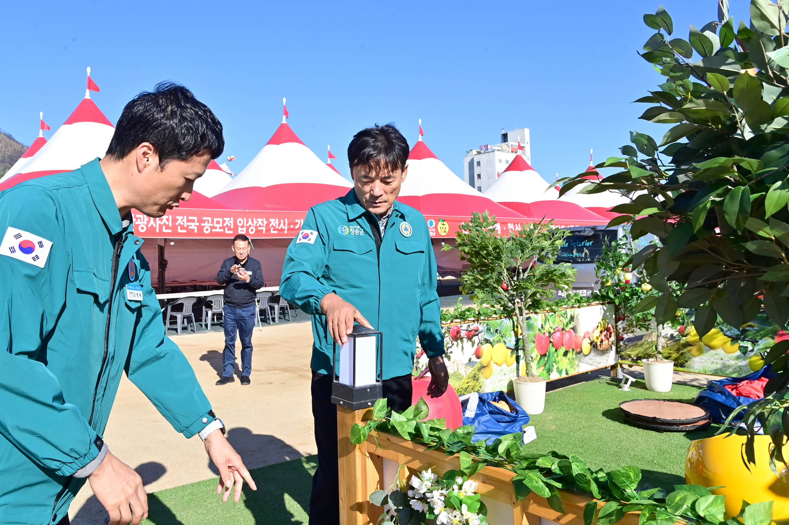 윤경희 청송군수, 제19회 청송사과축제 안전점검 나서